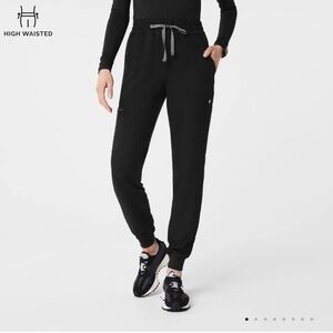 FIGS Black Scrub Joggers